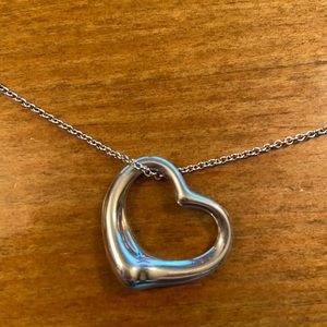 Tiffany & Co Elsa Peretti Open Heart Necklace